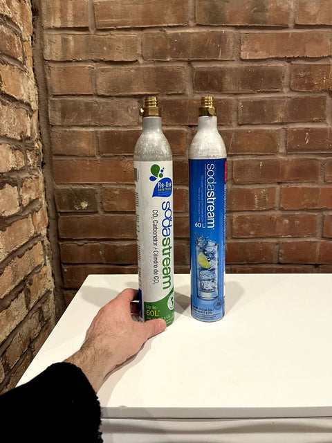 Sodastream CO2 Canisters, One Full & One To Refill