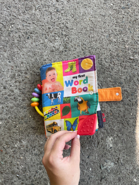 Soft “First Words” Baby Book