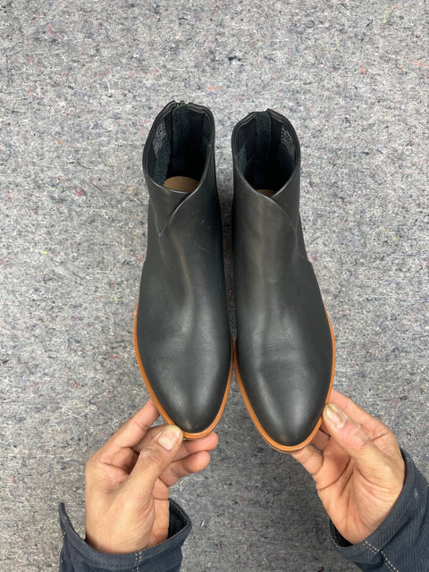 Soludos Black Ankle Boots, Sz 7.5 W US