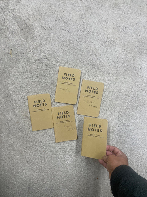 Some Blank, Some Used Field Notes
