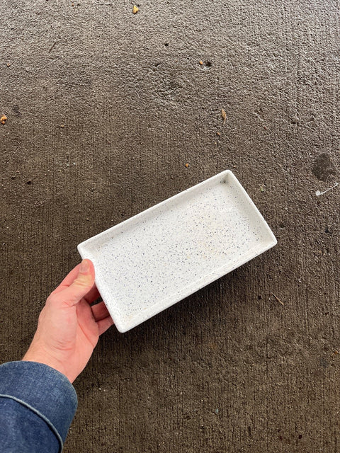 Speckled Bathroom Trinket Tray
