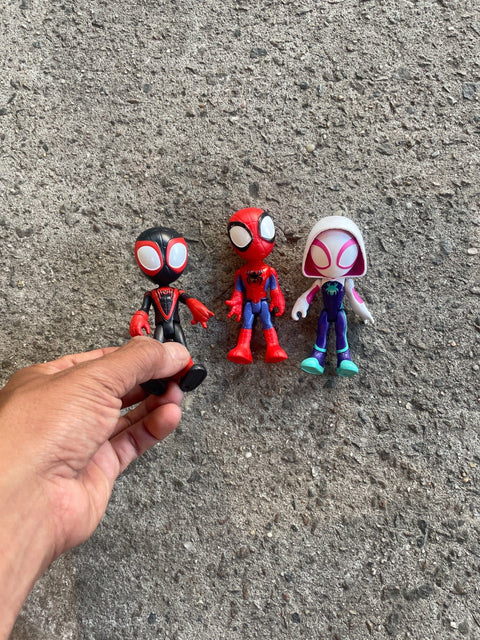 Spiderman Figurine Trio
