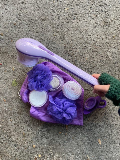 Spin Spa Brush Set Purple