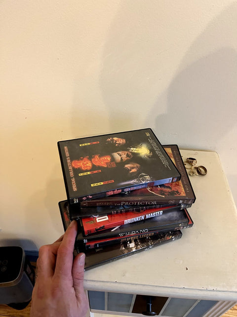 Stack Of Kung Fu Movie DVDs