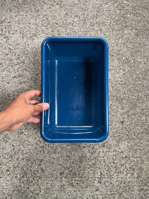 Stackable Blue Storage Bins