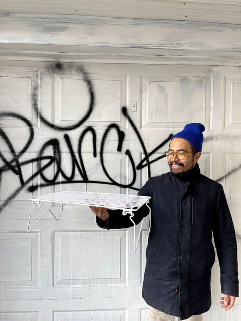 Foldable / Stackable Metal Pantry Shelves