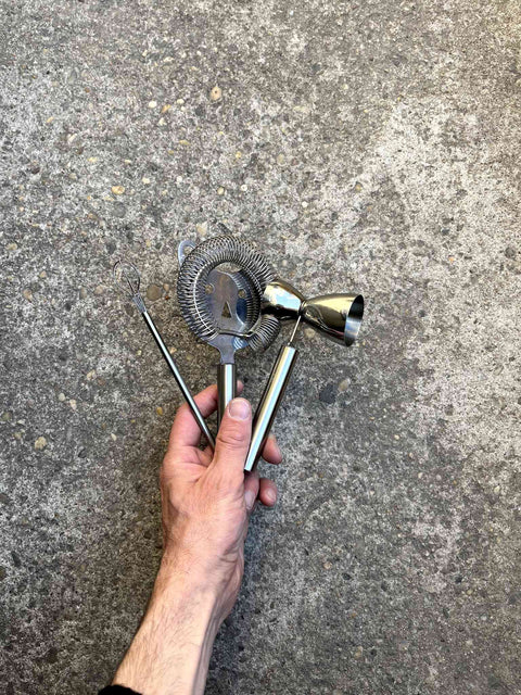 Stainless Steel Cocktail Mixing Tools Set