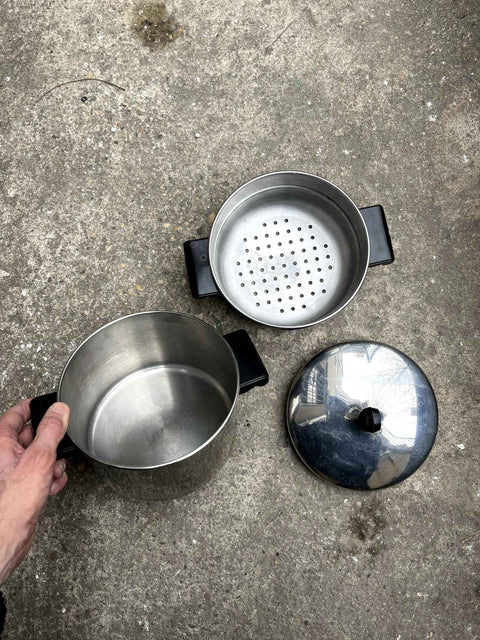 Stainless Steel Steamer Set