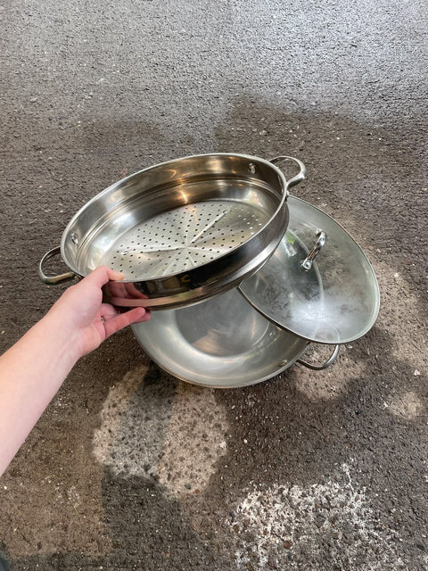 Stainless Steel Steamer Set
