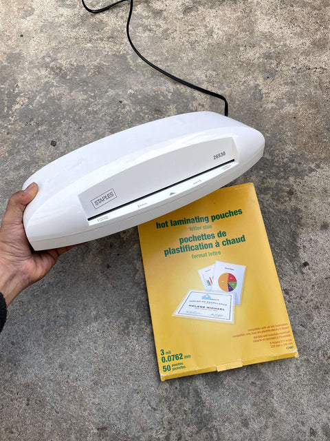Staples Laminator Machine