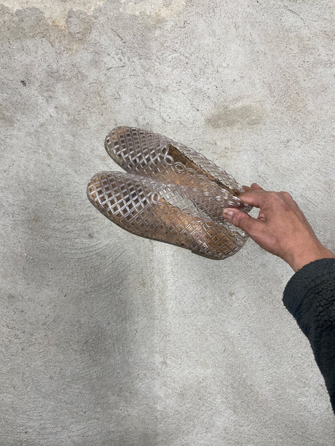 Steve Madden Jelly Ballet Flats, Sz S