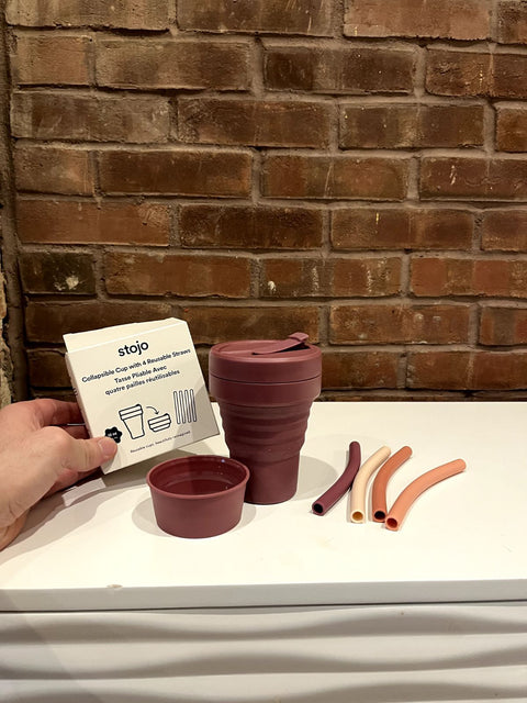 Stojo Collapsible Cup And Straws