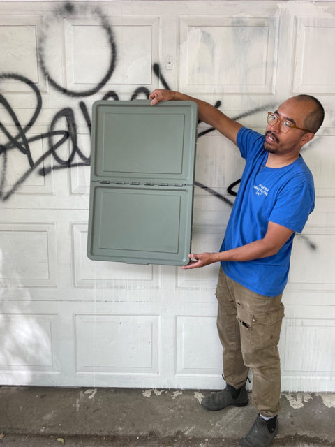 Storage Box With Hinged Lid
