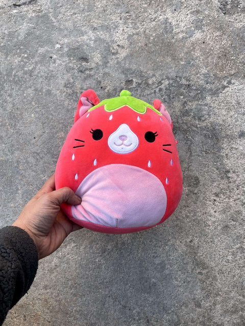 Strawberry Cat Plush Toy