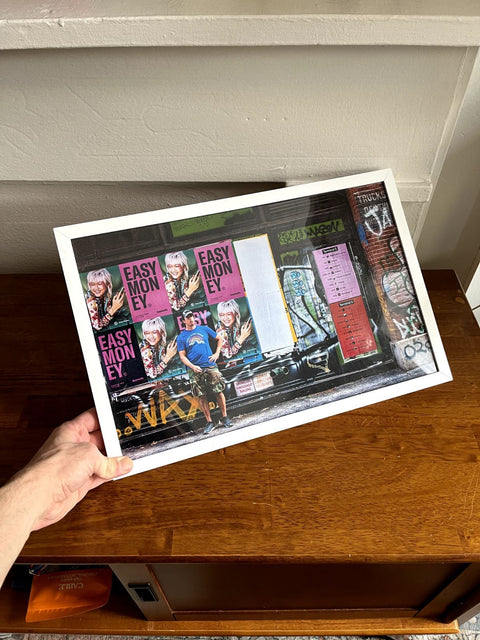 Street Art Framed Photo, 12x18"