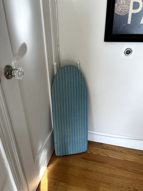 Striped Blue Foldable Ironing Board