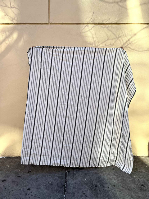 Striped Cotton Shower Curtain