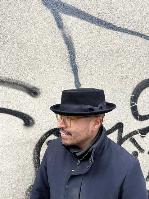 Stylish Black Fedora Hat