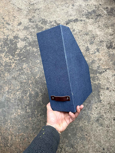 Stylish Blue Book Holder