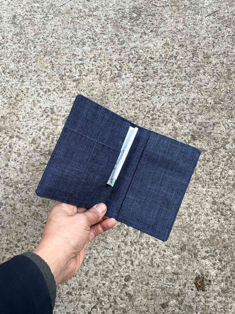 Stylish Denim Passport Cover