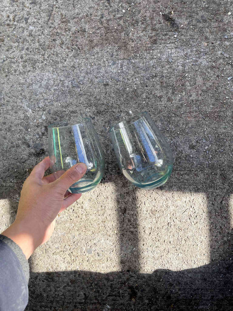 Stylish Plastic Teardrop Glasses