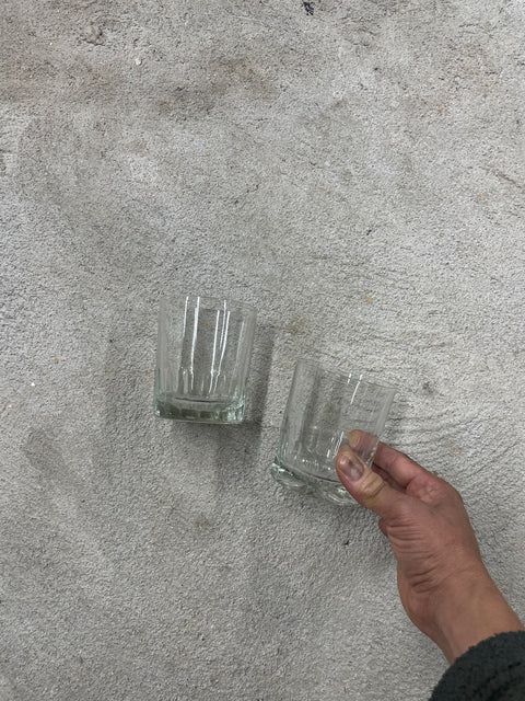 Stylish Rocks Glasses, Pair
