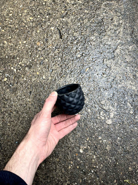 Stylish Small Black Planter