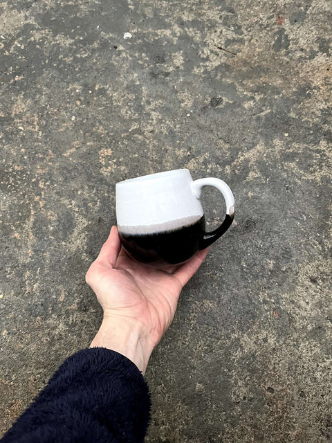Stylish Two-Tone Coffee Mug