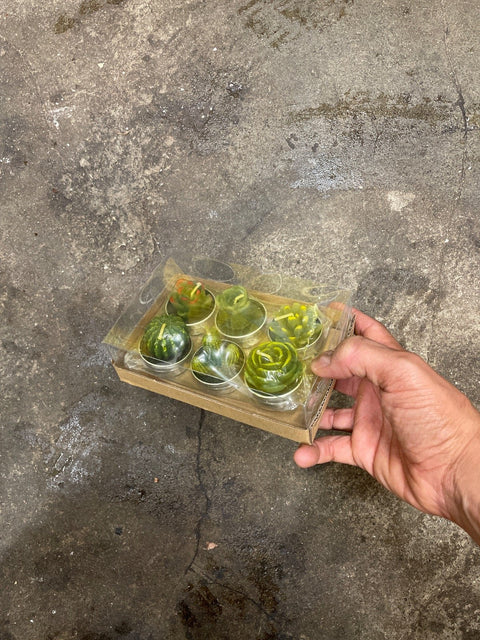 Succulent Tea Light Candle Set
