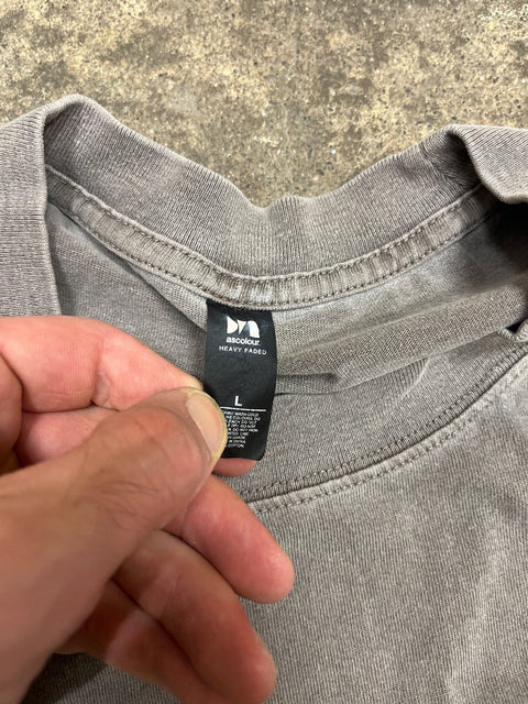 As Colour Heavy Faded Gray T-Shirt, Size L