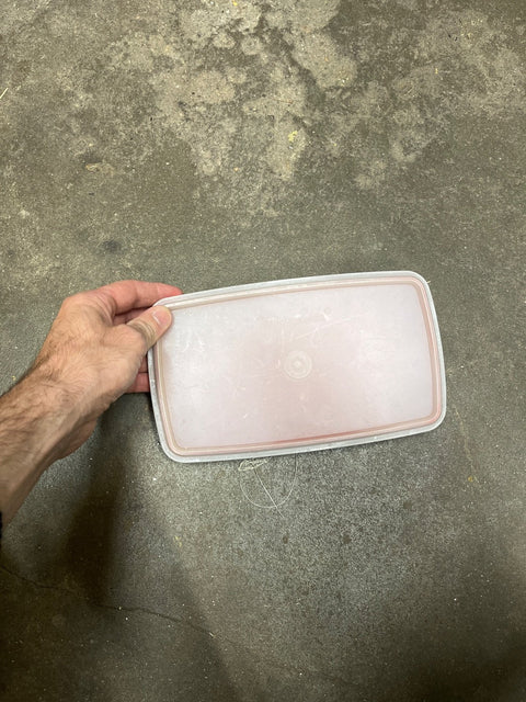 Super Flat Tupperware Storage Container