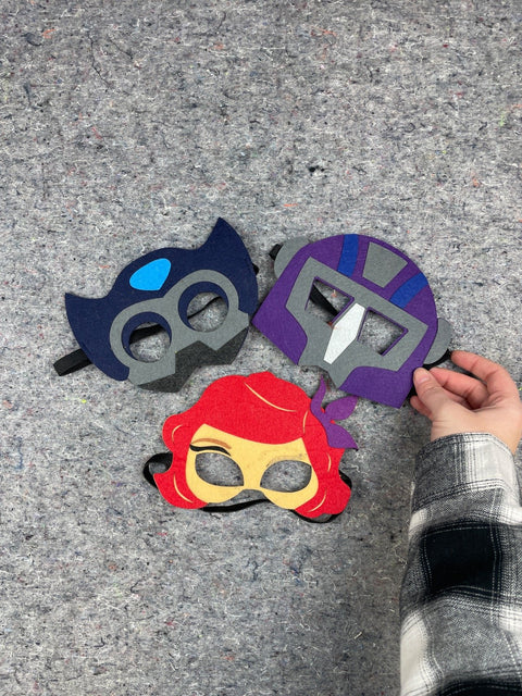 Super Hero Masks Set