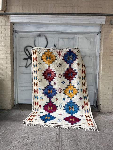 Super Nice & Thick Colorful Berber Style Area Rug, 60x100"
