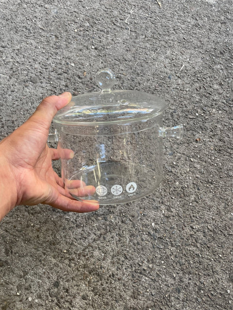 Super Sexy Japanese Clear Glass Cooking Pot