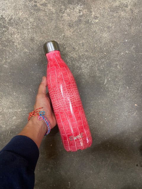 S'well Pink Crocodile Water Bottle