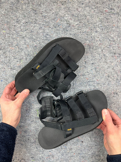 Teva Flatform Mevia Strappy Sandals, Size US 10 W or 41 EU