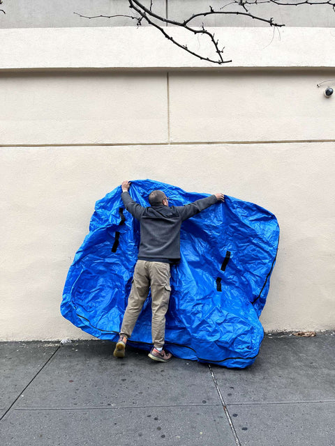 The Biggest IKEA Bag In The Entire Universe Or A King Size Mattress Bag