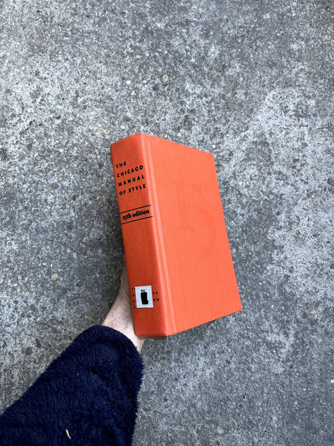 The Chicago Manual of Style, 15th Edition
