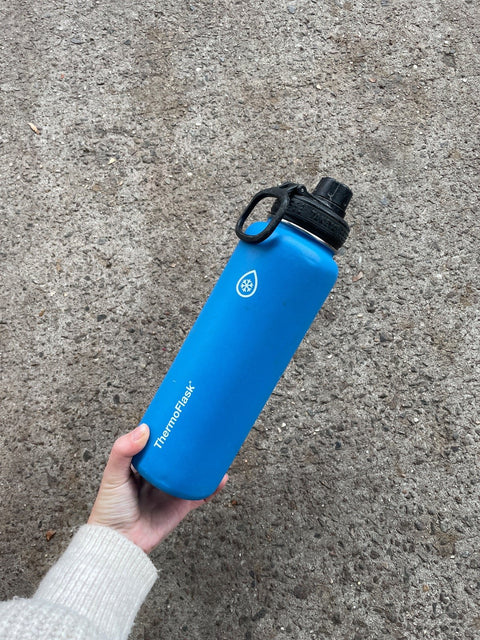 ThermoFlask Blue Water Bottle