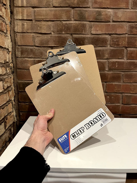 Three Elite Clip Boards
