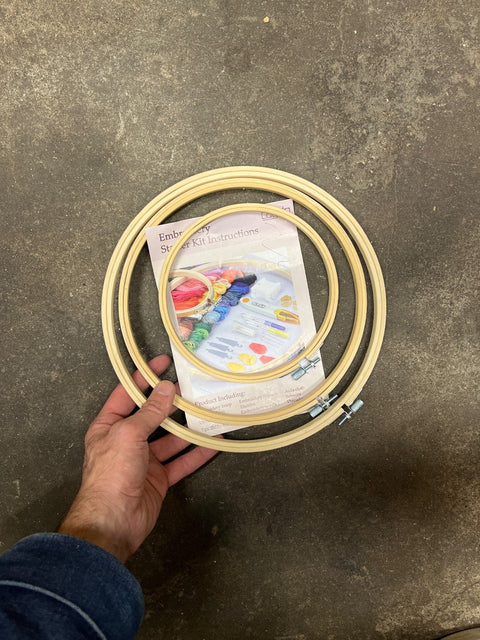 Three Embroidery Hoops