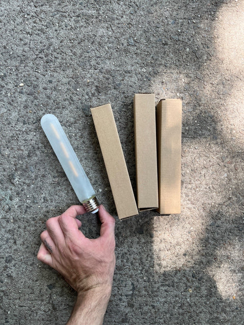 Three LED Tube Light Bulbs