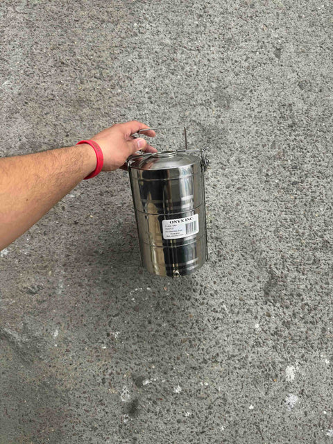 Three Layer Stainless Steel Indian Lunchbox