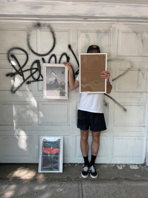 Three White Frames, 14 x 20 in