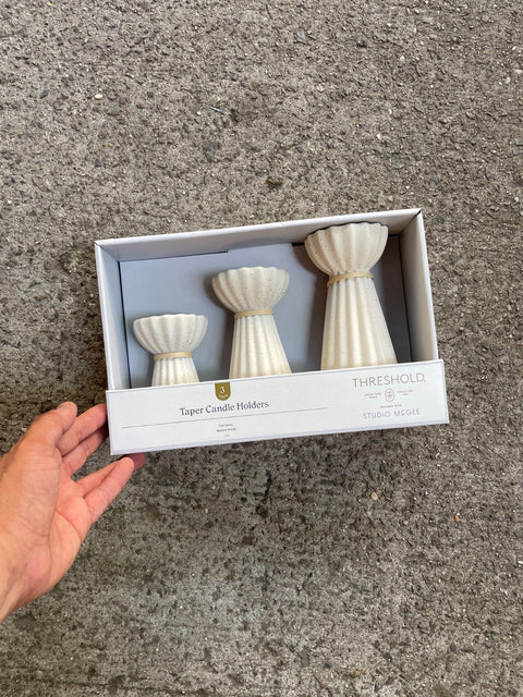 Threshold Taper Candle Holders