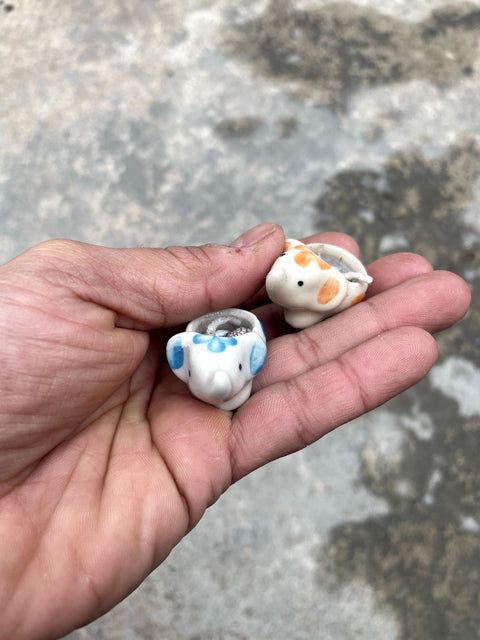 Tiny Elephant Candles