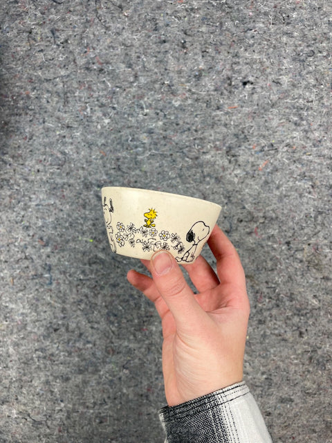 Tiny Snoopy Plastic Cereal Bowl