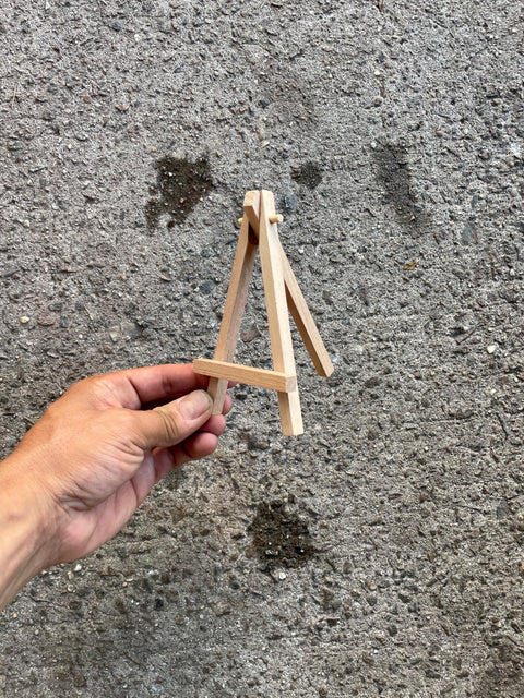 Tiny Wooden Art Easel