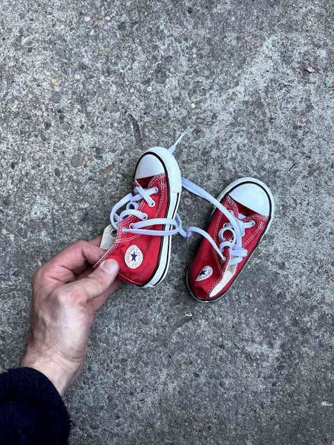 Toddler Red Converse Sneakers, T7