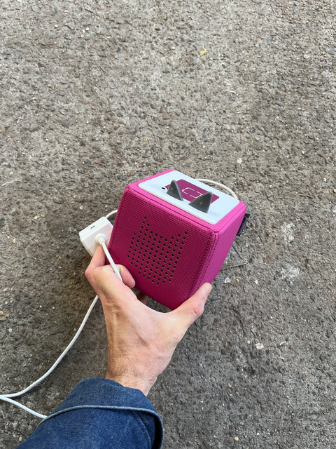 Toniebox Pink Kids Storybox, Works But Needs The Games / Characters